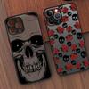 Чехол для iPhone 17 16 Pro Max XS 12 13 Mini 14 15 Plus 11 17 Air 16e Задняя крышка телефона Череп и Роза