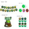New Ninja Turtles Birthday Party Tableware Set: Plates, Napkins, Tablecloth, Bunting, and Cake Decorations for Kids