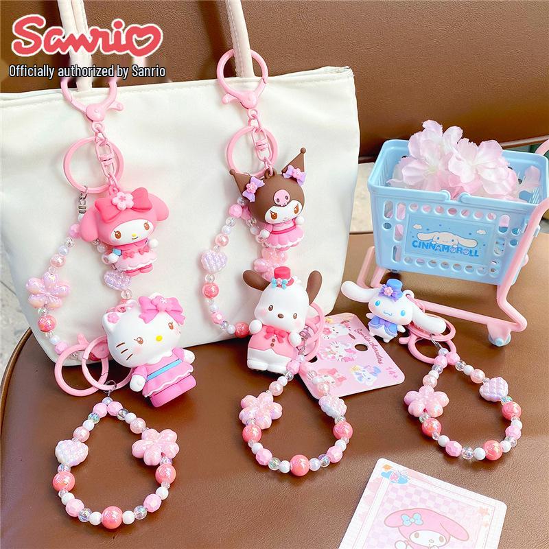Sanrio Сияющая Сакура Хелло Китти и Куроми Подвеска Брелок Подарок