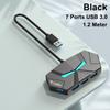 4/7 Ports USB Docking Station 5Gbps High Speed Transmission USB Splitter USB 3.0 HUB Adapter PD Power Supply for Laptop Computer