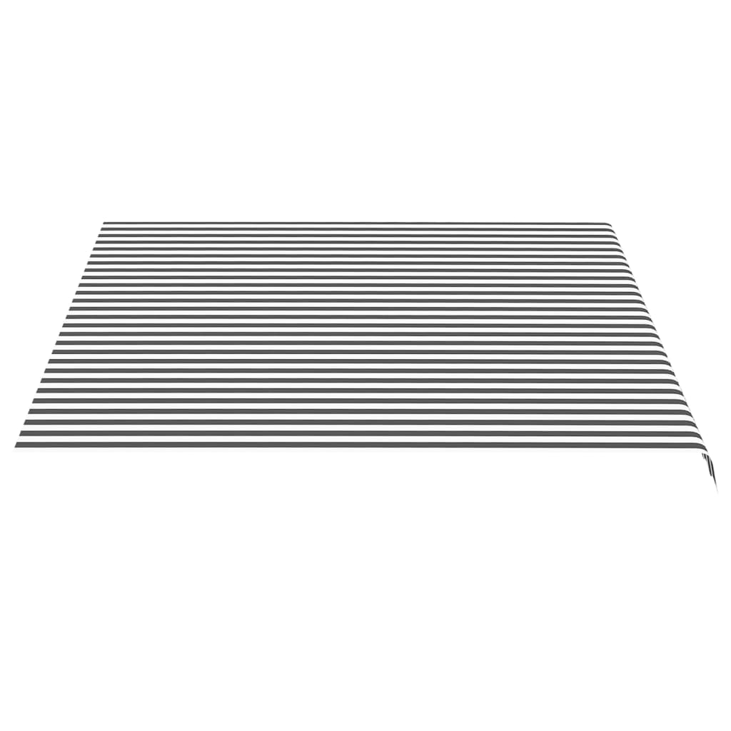 Awning Cover Anthracite and White 4x3.5 m