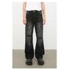 Long Trousers Autumn Retro High Street Niche Design Micro Flare Hole Jeans Pants Straight Loose Jeans for Men Fashionable and Comfortable Pants