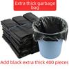 Heavy-Duty Black Kitchen Garbage Bags - Large Disposable Vest-Style