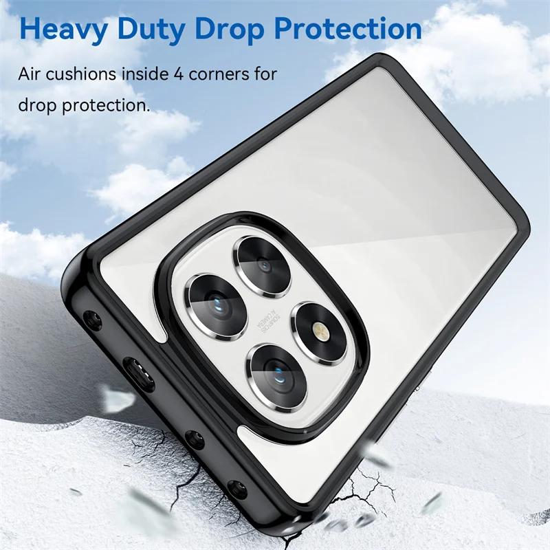 Colorful Transparent TPU Case for Xiaomi Redmi Note 14 Pro 5G 14 Pro+ Plus Protective Cover Clear Fundas Coque Capa