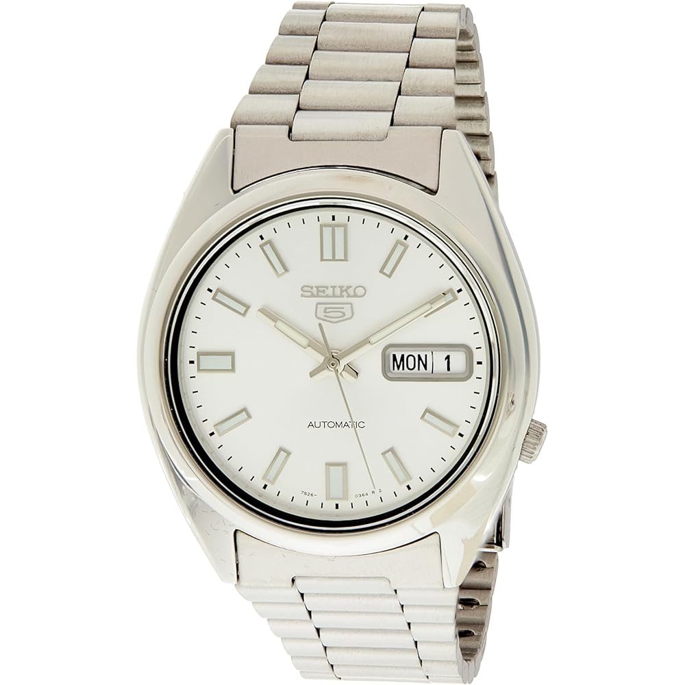 Seiko 5 Automatic Men's Watch SNXS73K Overseas Model Stainless Steel 30m Water Resistant