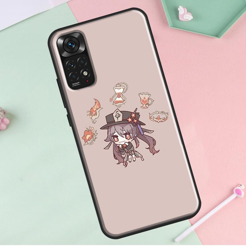 Чехол Genshin Impact Hu Tao для Redmi Note 12 Pro Plus для Redmi Note 10 8 9 11 Pro 12S 11S 10S 9S 9C 10C 12C