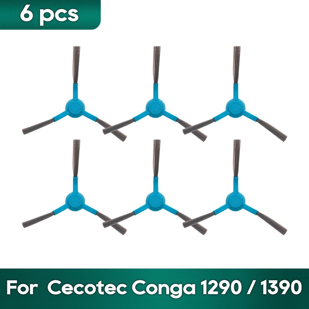 Совместимо для Cecotec Conga 1290 / 1390 / 1590 Робот-пылесос Запасные части Роликовая щетка Тряпка Насадка для швабры Ткань Hepa-фильтр