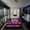 1PC Custom Name Nail Art Queen Shine Theme Floor Mat Ideal for Living Room, Game Rooms, Office, Bedroom,Floor Mat Playful Design