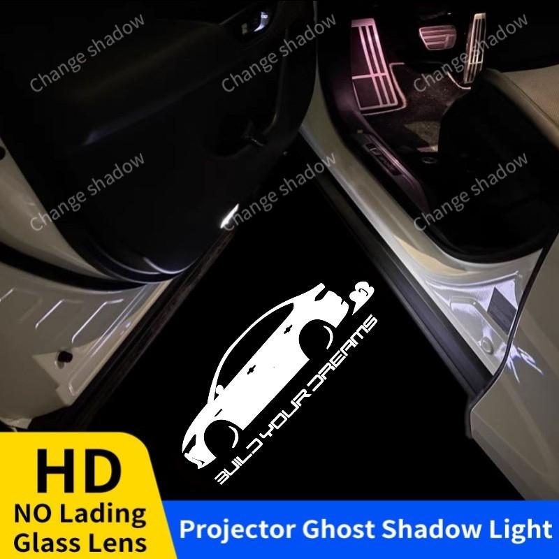 2 шт. HD LED Подсветка дверей автомобиля Проектор Световой Призрачная тень Атмосферный свет Для BYD ATTO3 YUAN PLUS Han Sealion 6 Song Plus