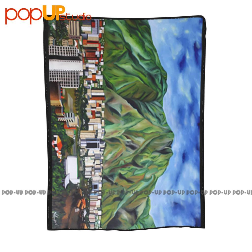 Avila Caracas Green City Ultra-Soft Blanket Quilt Winter Sofa Cover Bed Covers