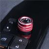 Aluminum For Toyota Corolla - Rearview Mirror Adjust Knob Ring Red 1pcs
