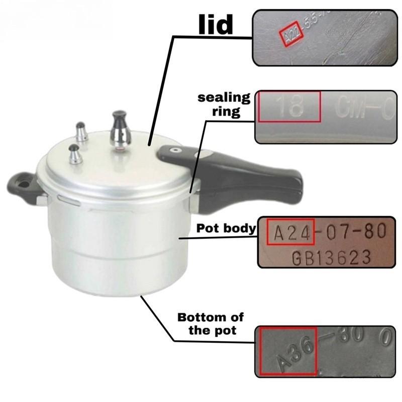 18-30CM BPA Free Silicone Pressure Cooker Sealing Ring Heat Resistant Leak Proof for Home Kitchen Cooking Accessories