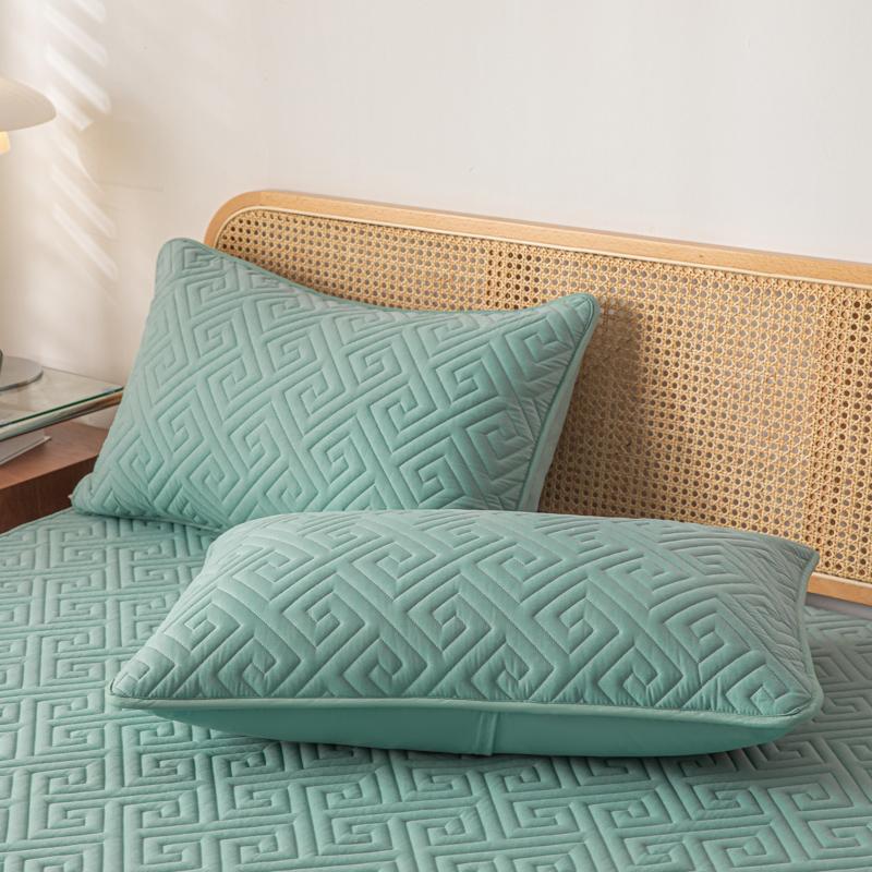 1 Piece Waterproof Jacquard Fabric Pillowcase Moisture And Sweat Proof Pillow Cover 48x74cm For Bedroom Home Hotel Detor