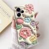 Чехол для Xiaomi Redmi 12 12c 11A Чехлы для телефона Xiaomi Poco C55 Милый Мультяшный Роскошный Цветочный Рисунок Чехол Мягкий Силиконовый Корпус