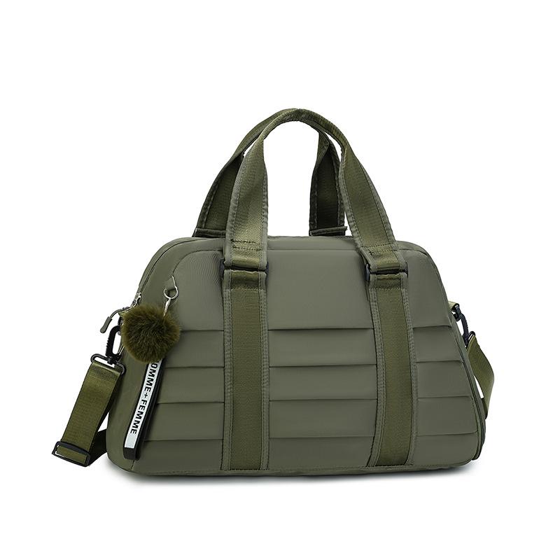 Женская дорожная и спортивная фитнес-сумка кроссбоди большой вместимости, однотонная