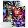 Anime Jujutsu Kaisen Soft Throw Blanket Throw Blanket Soft Cartoon Printed Bedspread Bedspread Sofa Gift Tv Blanket