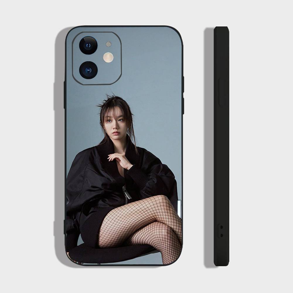 Чехол для телефона корейской певицы и актрисы Ли Хери для IPhone 17 Air 16 15 14 13 Pro Max 11 12 Черный силиконовый чехол