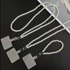 Mobile Phone Lanyard Crossbody Necklace Chain Pearl Strap Anti-lost Sling