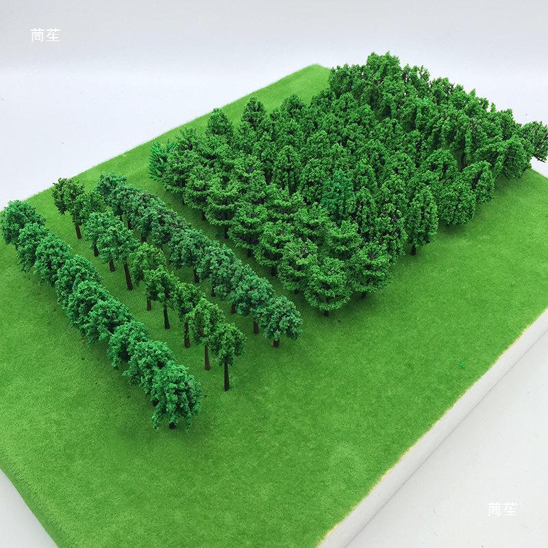 DIY Miniature Landscape Model Trees - Finished Set with Small Trunks