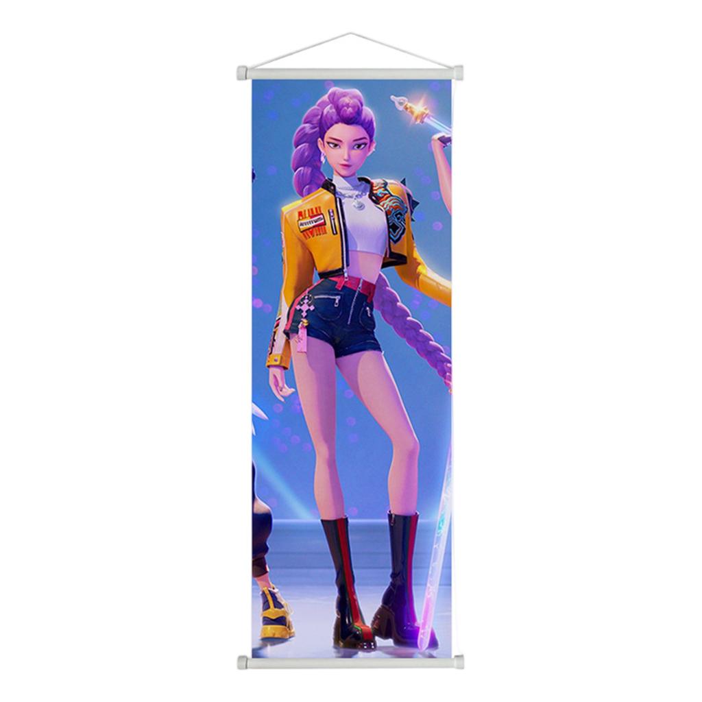 Group Hanging Painting Film And Television Animation Peripheral Poster Scroll Painting Indoor Bedroom Decoration Painting