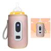 USB Baby Bottle Warmer LCD Screen Temperature Adjustable Precise Heating Waterproof Portable Milk