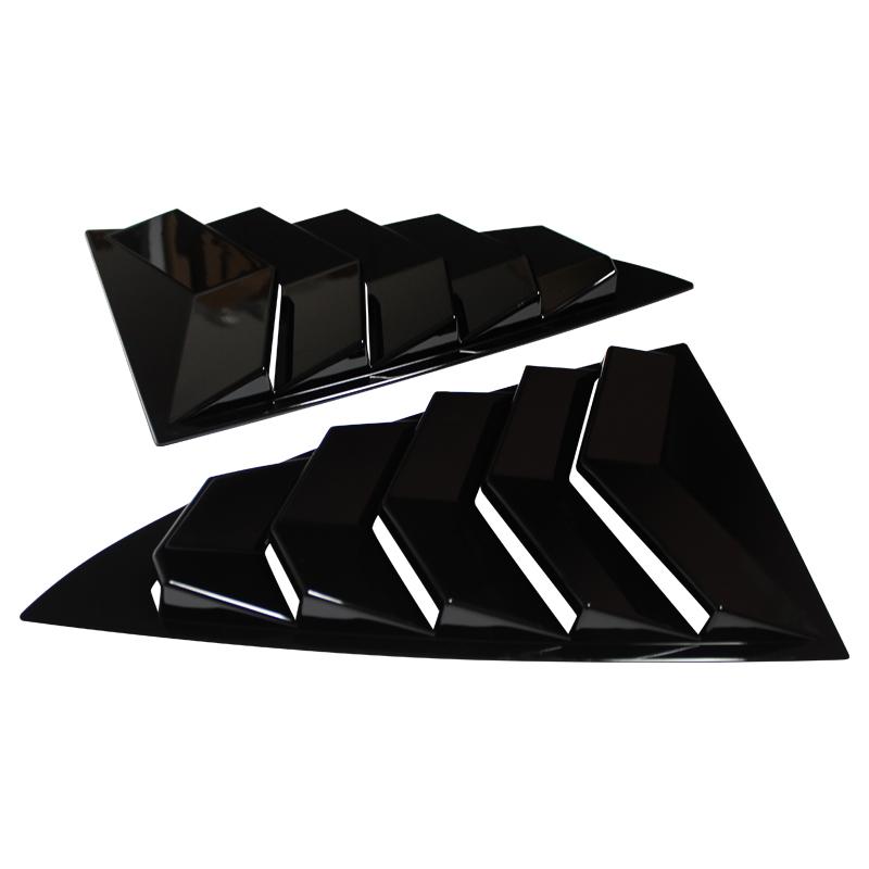 Car Rear Window Shutter Cover Trim Window Louver Side Vent Trim Sport Style For Tesla Model 3 2017-2025 Accessories