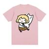 Hololive English VTuber Watson Amelia Bubba T Shirt Unisex /Women Aesthetic Kawaii Rabbit Tshirt Unisex Cartoon Casual Cotton Tees