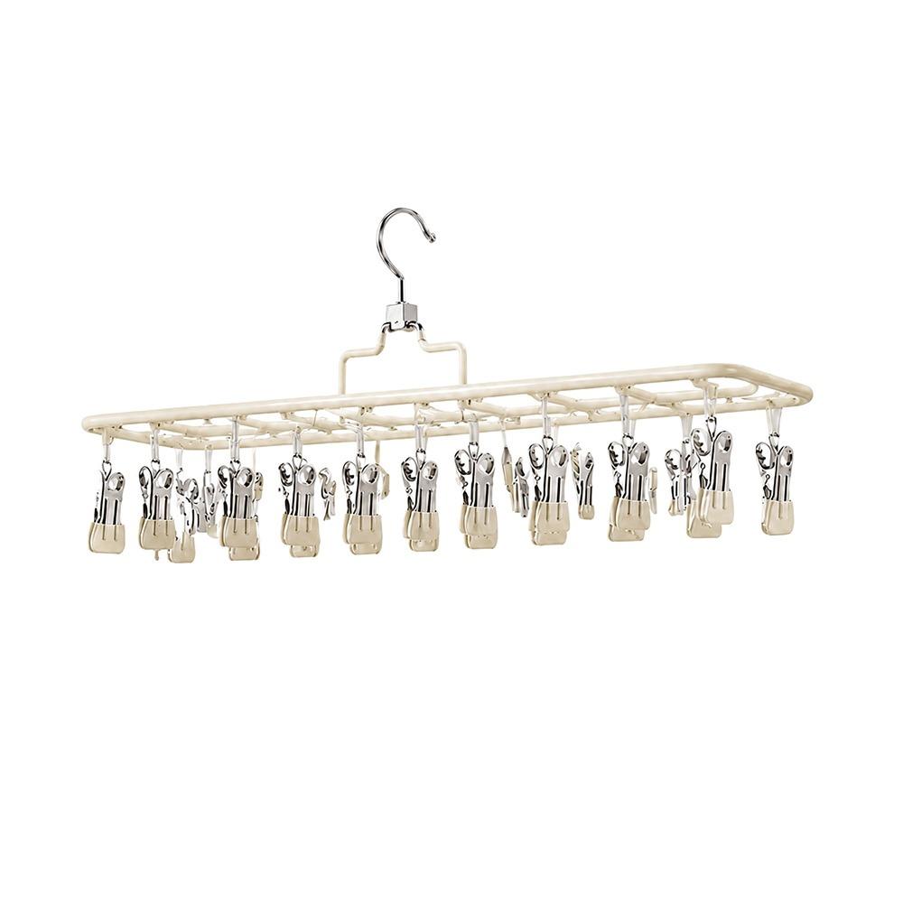 Multi Clip Clothes Drying Rack Windproof Pants Hanger Gifts Laundry Drying Hanger Home Organizer