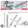 50PCWall Anchor Fixing Tool Bolts Hollow Drive Wall Anchor Screw Set Used for Fixing Heavy-duty Anchors On Drywall Gypsum Boards