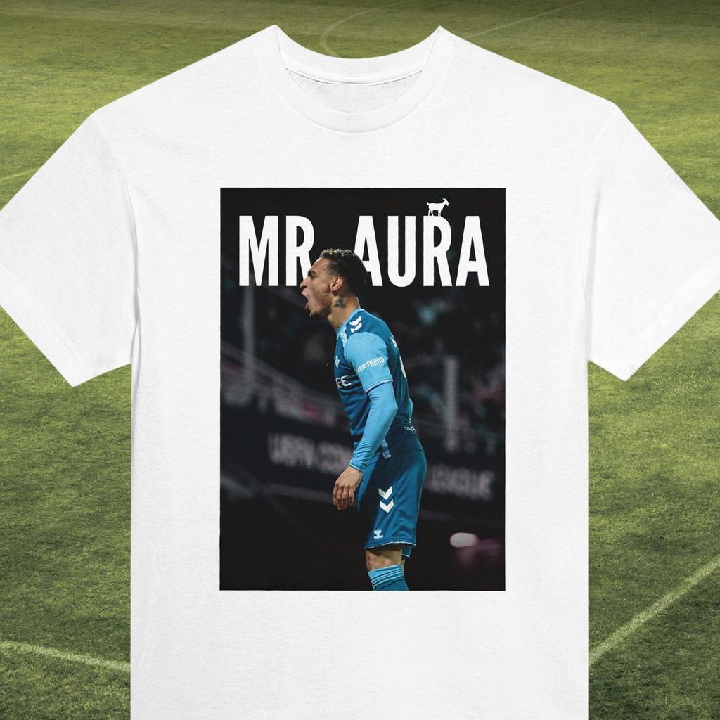 Antony "Mr. Aura" T-Shirt: Real Betis Football Meme Tee T-Shirt Mens Kids