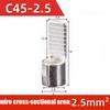 100pcs Not Easily Oxidized C45 Contact Pin Clamp Firmly Lug Insert Crimp Terminal  Lighting System