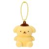 Sanrio Pompompurin Flocked Mascot Holder Japan NEW Sanrio Characters