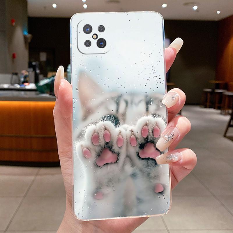 Чехол для OPPO Reno 4Z 5G Reno4Z CPH2065 Милый Роскошный Крутой Прозрачный Мягкий ТПУ Задняя Крышка для OPPO Reno4 Z A92s Чехол