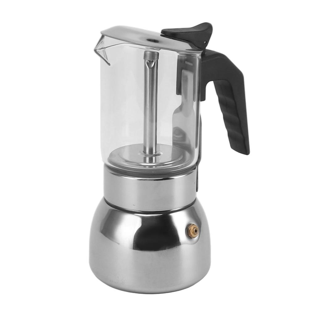 Стеклянная плита Moka Pot электрическая плита Moka Pot с основанием из нержавеющей стали Классическая кофеварка