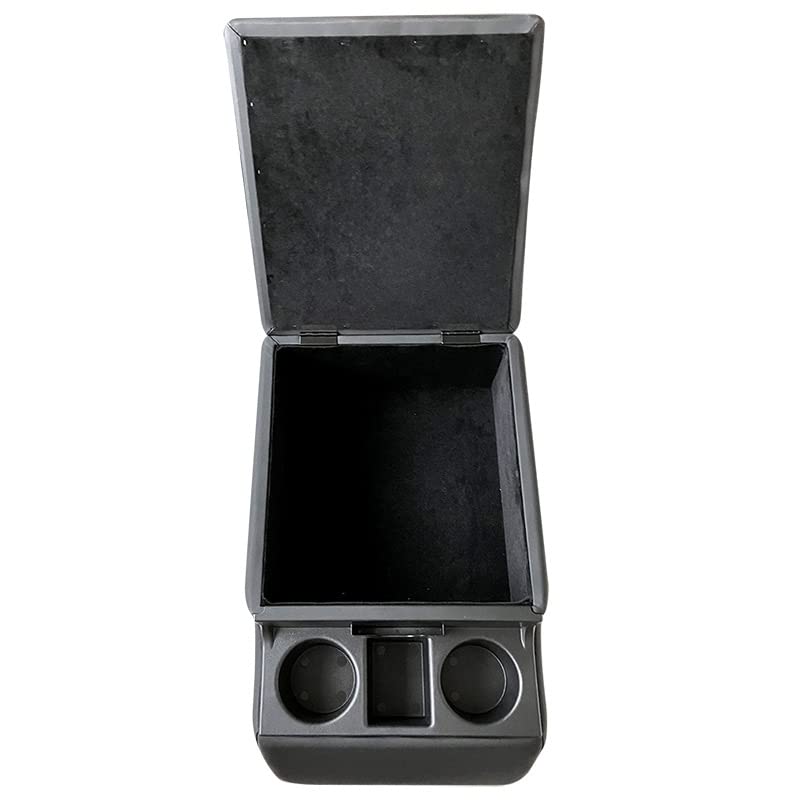 Консоль заднего сиденья для Toyota Черный подлокотник с местом для хранения и подстаканником Hiace, под кожу