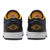 Детские кроссовки Air Jordan 1 Low GS Lakers Black Dark-Concord Taxi 553560-075
