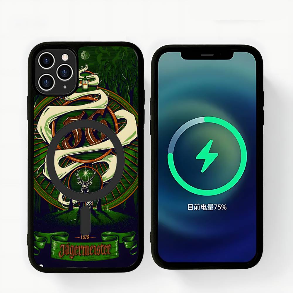 Горячие J-Jagermeisters Для Magsafe Магнитный Беспроводной Для IPhone 17 Pro Max 15 Plus 14 13 12 11 16 Pro Чехол Для Телефона