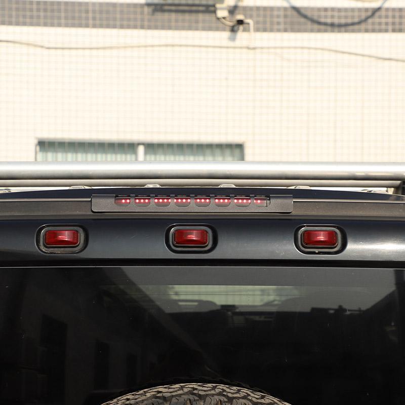 Для Hummer H2 2003-2009 Алюминиевый Сплав Черный Автомобиль Высокий Стоп-Сигнал Защитная Сетчатая Крышка Аксессуары для Внешнего Вида Автомобиля