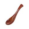Natural Wooden Rice Spoon with Nonslip Handle Ergonomic Kitchen Utensil For Cooking Serving Heat Resistant Cutlery
