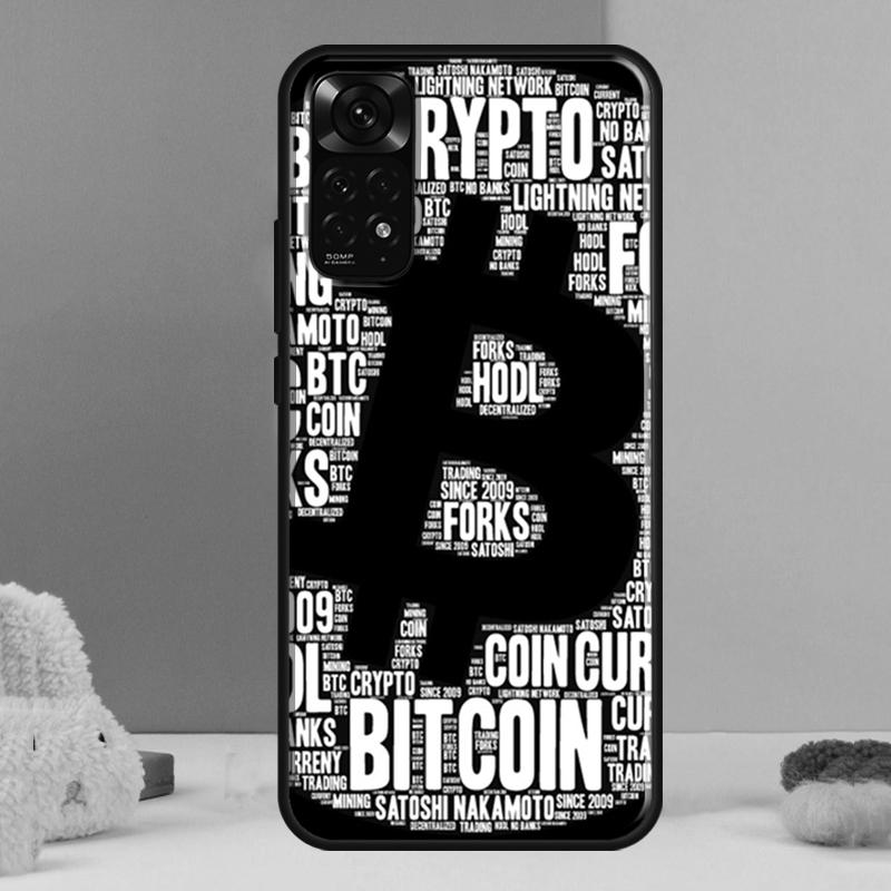 Bitcoin BTC Case For Xiaomi Redmi Note 14 12 11 9 10 13 Pro 9S 10S 11S 12S Redmi 13C 10C 12C 14C Cover