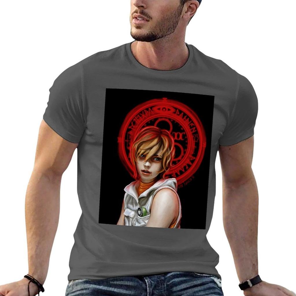Unisexs Cotton Funny Our Lady Of Chaotic Justice Graphic Short Sleeve Tee