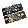 Elastic Elastic Imitation Rhinestone Waist Seal Women'S Dress Retro Flower Belt Student Personalized Decoration