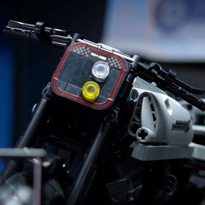 553 детали XR 1200 MOC Строительные блоки Модель Круизного Мотоцикла 1:Набор из 8 классических ретро-автомобилей для дороги, конструктор DIY, игрушки для мальчиков, подарок детям