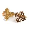 Мастерская запонок Kamakura, золотые запонки с изображением клевера, cf1919