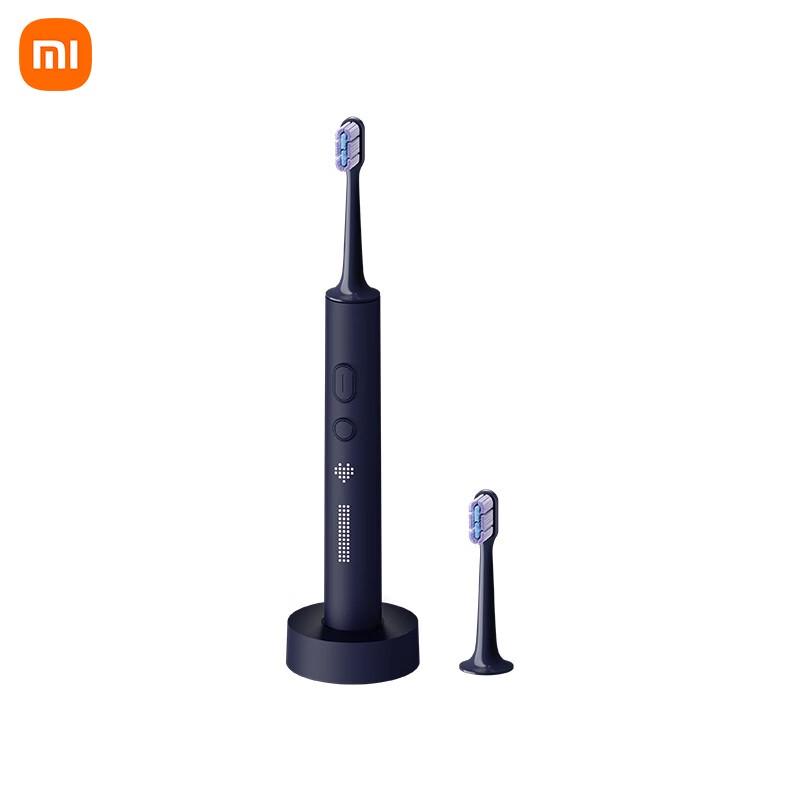 Электрическая звуковая зубная щетка Xiaomi T700 с китайской вилкой (адаптер в комплекте)