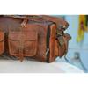 Duffle Men Goat Gym Leather Bag Bag Bag Travel Genuine S Brown Vintage Tote Bag