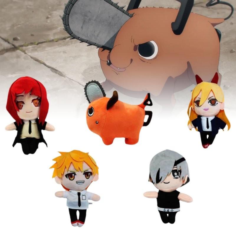 High Quality Chainsaw Man Denji Power Quanxi Makima Pochita Plush Toy Soft Squeezable Unique Kids Gift