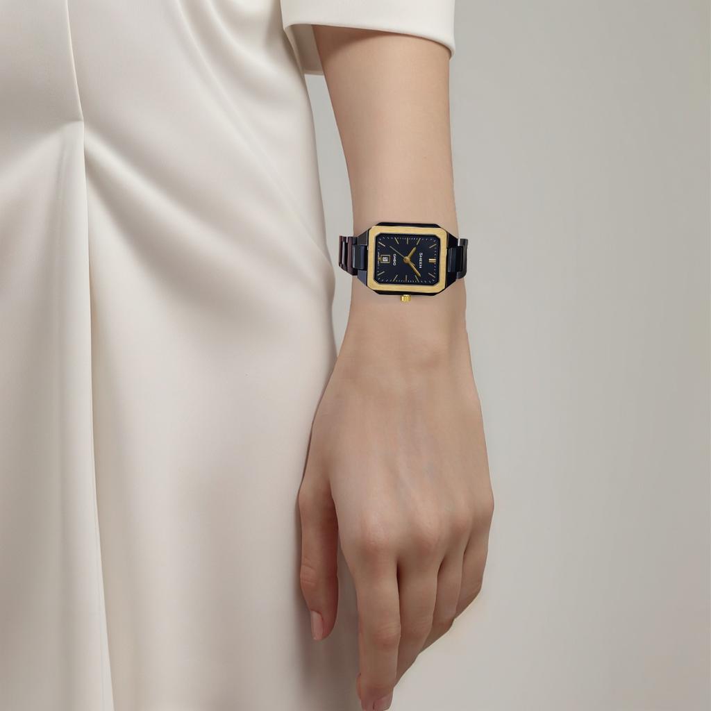 Casio Женские Черные Часы SHE-4555GBD-1AUPRC