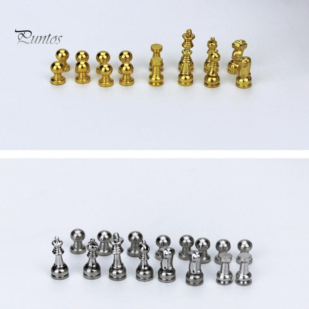 Puntos 1/6 1/12 Миниатюрный кукольный домик Магнитная шахматная доска Настольный набор Дети DIY Декор Игрушка