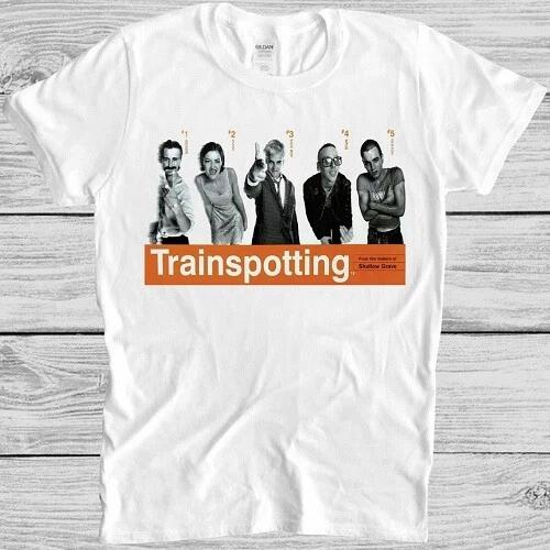 Футболка Trainspotting Культовый фильм 90-х Ретро Крутая Подарочная Футболка M245